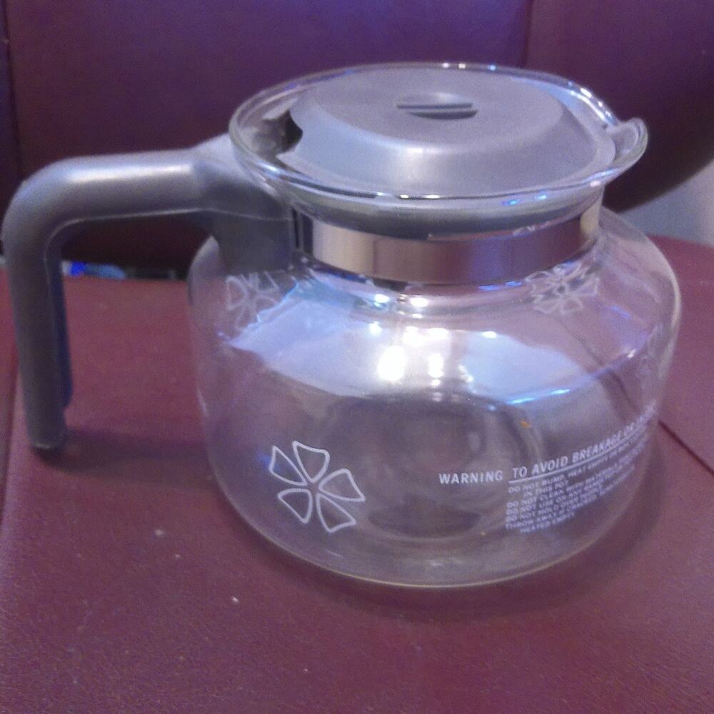 Vintage Proctor Silex Beverage Brewer 10 Cup Flower Power Coffee Carafe - Picture 4 of 4